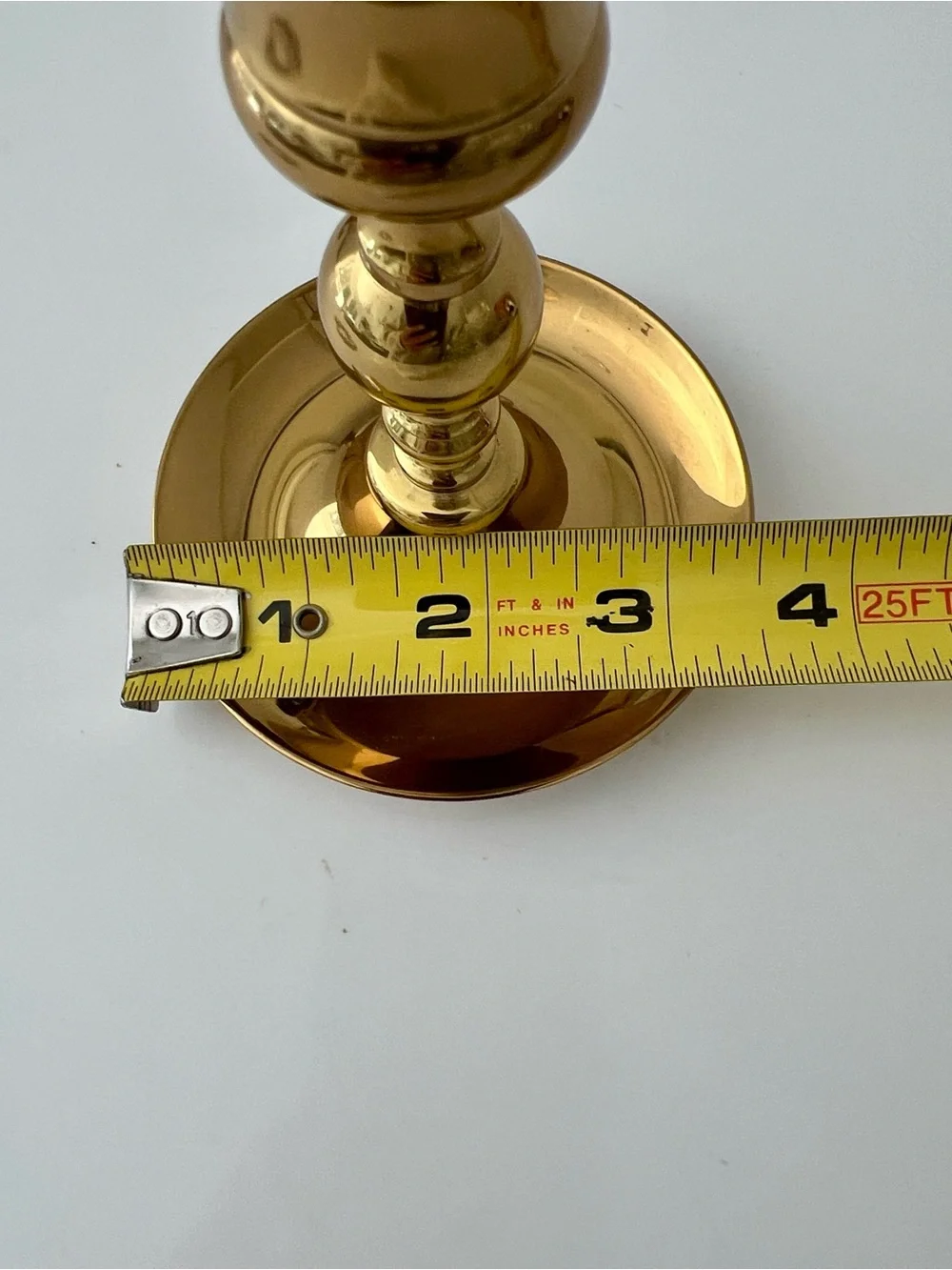 Carolina Brass Gold Candlestick Holders — Set of 2